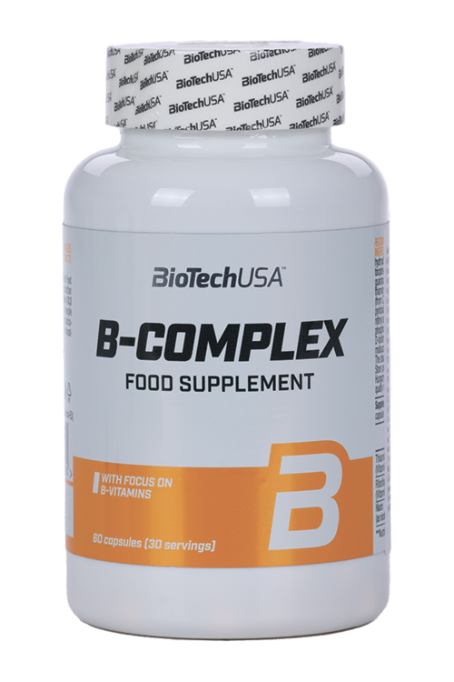 цена B-Complex BiotechUSA, 60 шт, КАПС