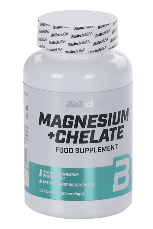 Хелатный Магний BioTechUSA Magnesium + Chelate, 60 шт, капсулы