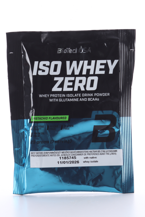 

Протеин изолят сывороточный BioTechUSA Iso Whey Zero фисташковый, 25 г