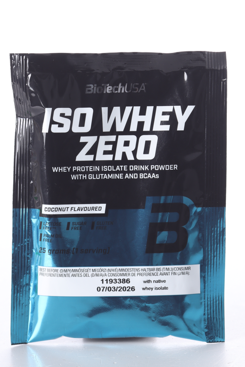 

Протеин изолят сывороточный BioTechUSA Iso Whey Zero кокос, 25 г