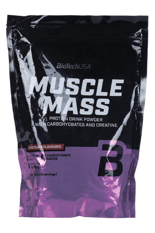 цена Гейнер BioTechUSA Muscle Mass шоколад, 1 000 г