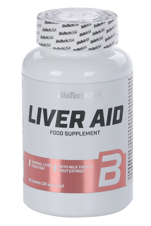 

Гепатопротектор BioTechUSA Liver Aid, 60 шт, таблетки