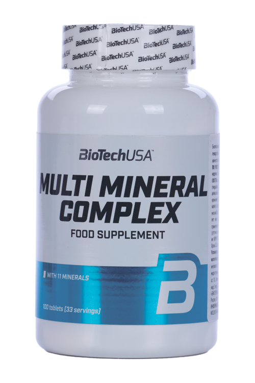 Минеральный комплекс BioTechUSA Multi Mineral Complex 100 шт таблетки 826₽