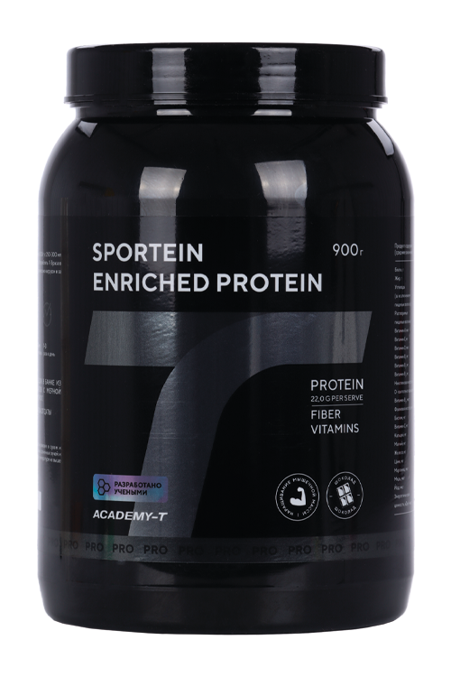 цена Протеин Академия-Т Sportein Enriched Protein шоколад, 900 г