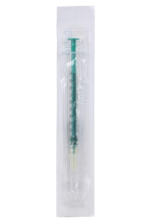 

Шприц Пакро трехкомп с иглой 30Gх1/2 (0,3х13 мм), 1 мл