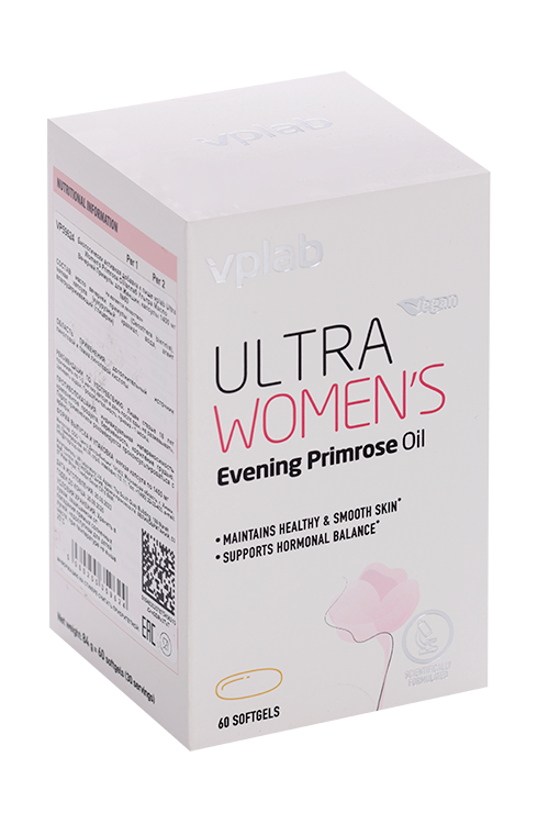 

VPLAB Ultra Womens Evening Primrose oil, 60 шт, капсулы желатиновые (VP59624)