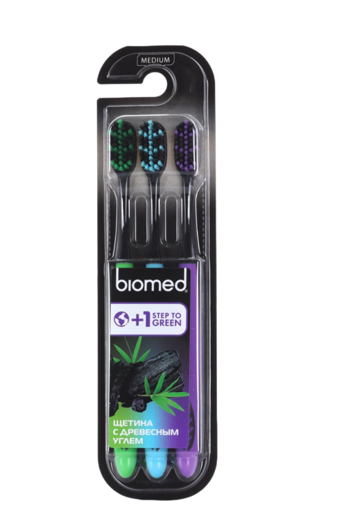 З/щетки Biomed Black набор, 3 шт