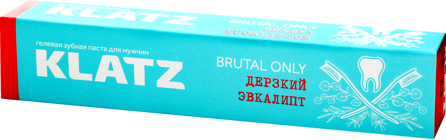 

З/паста Klatz Brutal Only Дерзкий эвкалипт д/муж, 75 мл