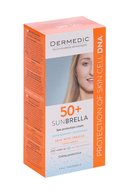

Крем Dermedic Sunbrella Sun Protection солнцезащит SPF50+ д/чув кожи, 50 мл