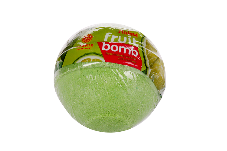 Шарик дванны Fabrik cosmetology fruit bomb бурлящий Лайм 120 г 55₽