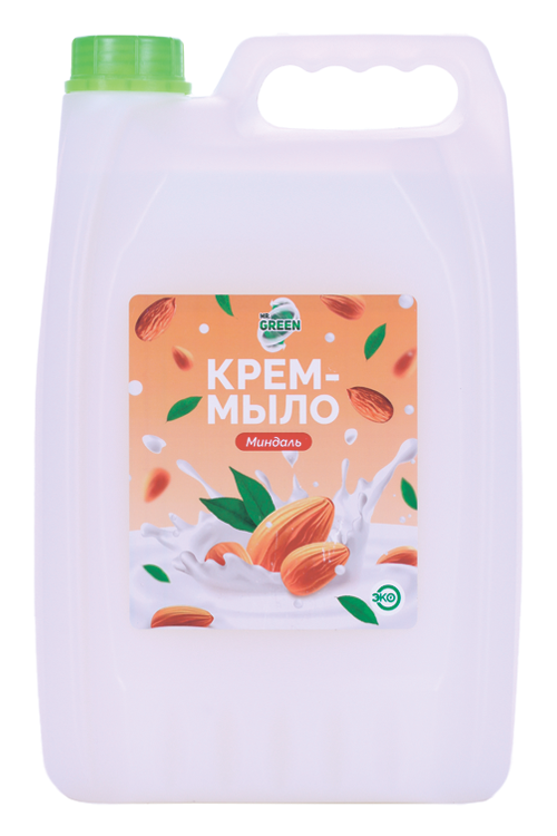 

Крем-мыло Mr Green Миндальное молочко увлажняющее, 5 л