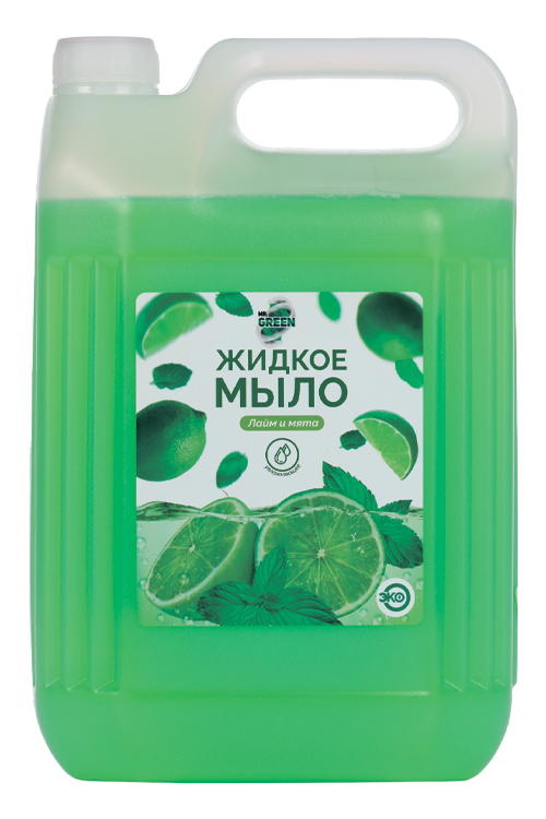 

Мыло жидкое Mr Green Лайм и мята увлажняющее, 5 л