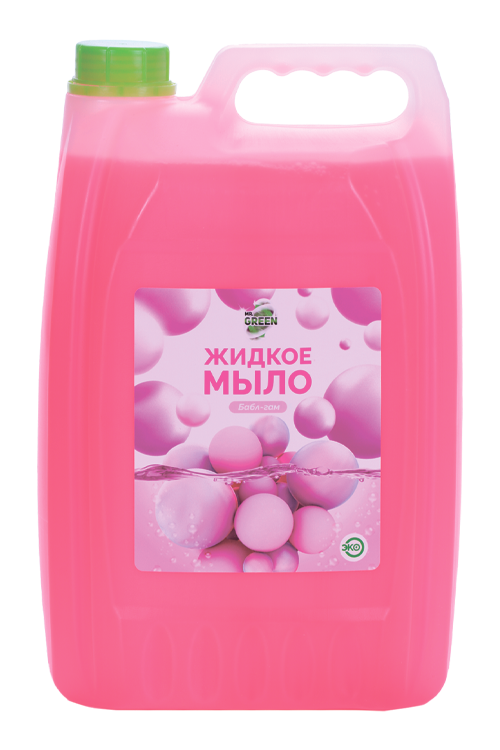 Мыло жидкое Mr Green Bubble Gum увлажняющее, 5 л