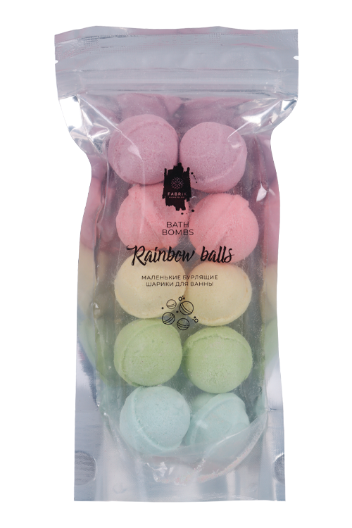 

Шарики д/ванны Fabrik cosmetology Rainbow balls бурлящие, 150 г