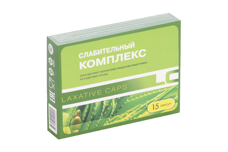 

Слабительный комплекс, 0,43 г, 15 шт, капсулы