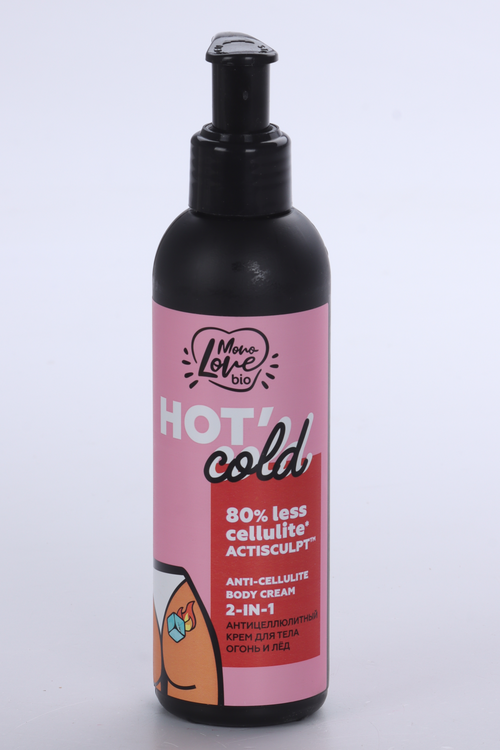 цена Крем MonoLove bio HOT COLD антицеллюлитный Огонь и Лед 2в1 д/тела, 200 мл