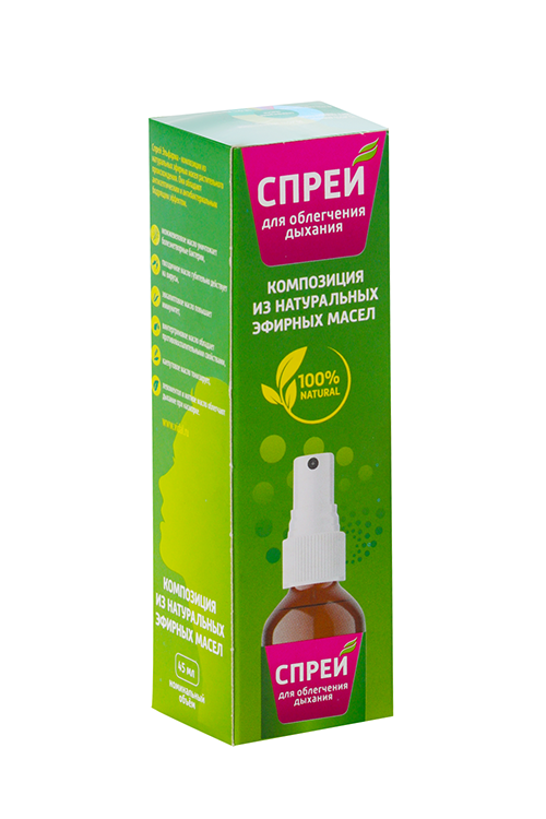 Спрей Elfarma Композиция из натуральных эфирных масел, 45 мл elfarma смесь эфирных масел композиция натуральных эфирных масел 10 мл