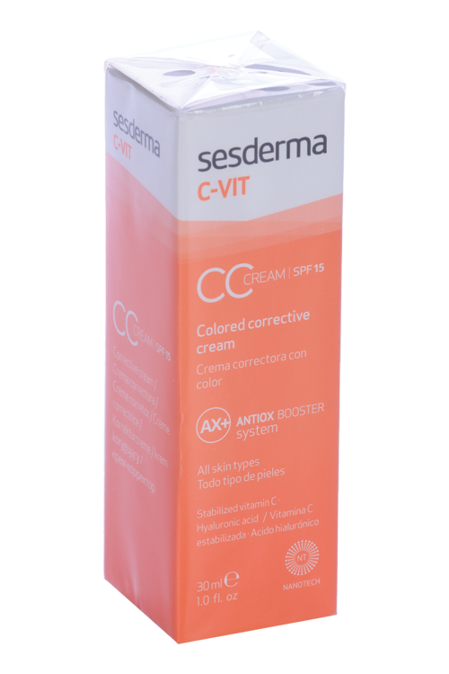 

Крем корректирующий тон кожи С-VIT CC SPF 15 с витамином С, 30 мл