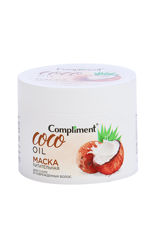 Маска Compliment Coco Oil д/сух/повреж волос, 300 мл