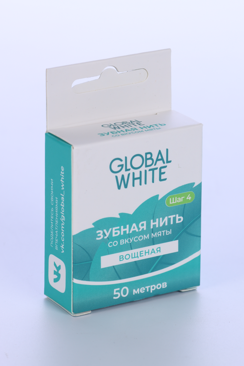 

З/нить GLOBAL WHITE со вкусом мяты, 50 м