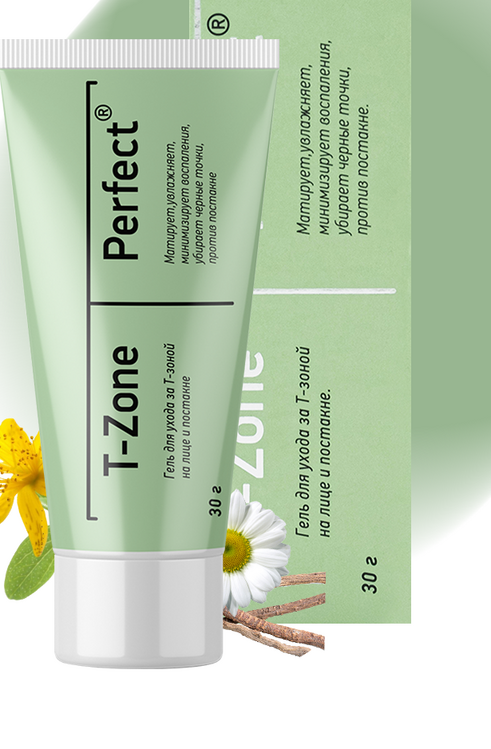 

Гель T-Zone Perfect матирующий и увлажняющий д/пробл кожи, 30 г