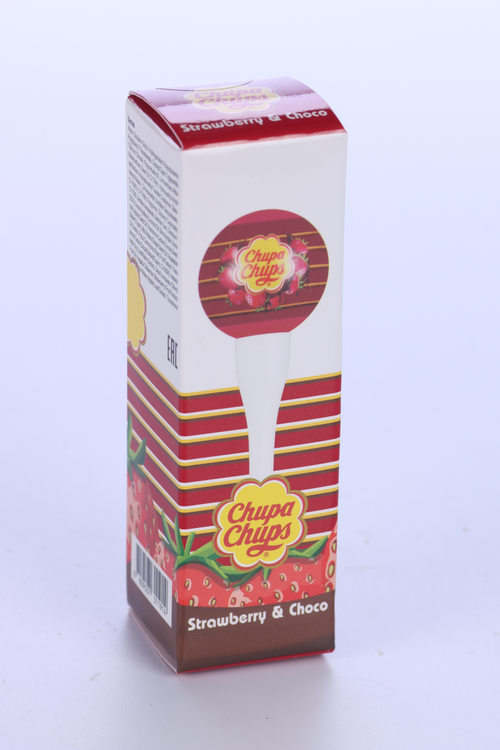 Помада-тинт Chupa Chups Strawberry&Choco жидкая в оттенке жидкая помада тинт chupa chups в оттенке choco vanilla