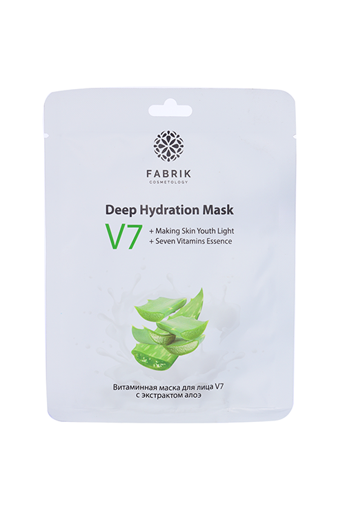 

Маска Fabrik cosmetology V7 с экстрактом алоэ ткан д/лица, 30 г