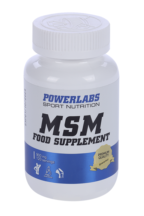 

MSM PowerLabs д/суставов и связок, 900 мг, 120 шт, капсулы