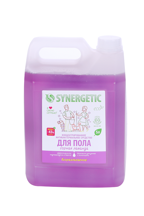 

Средство SYNERGETIC универсальное д/мытья пола Горная лаванда 5 л