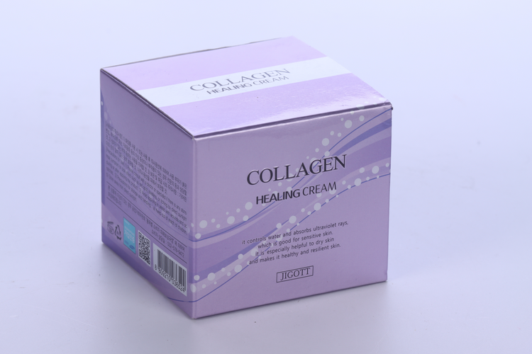 Крем Jigott Collagen Healing с коллагеном питат ночной, 100 мл