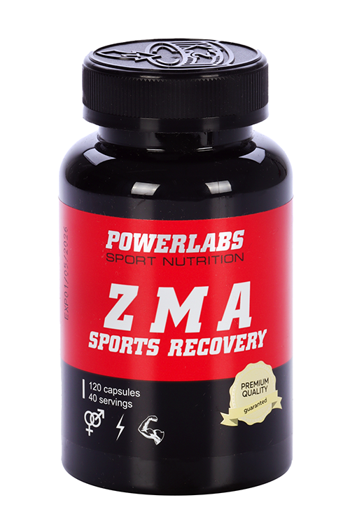 Бустер тестостерона ZMA PowerLabs Магний цитрат/цинк цитрат/витамин В6, 120 шт, капсулы комплекс geneticlab zma цинк магнезиум витамин b6 д повыш тестостерона 60 шт капсулы