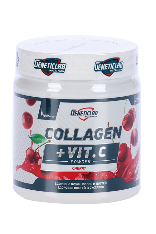 Коллаген GENETICLAB Collagen Plus Вишня ДС 225 г 860₽