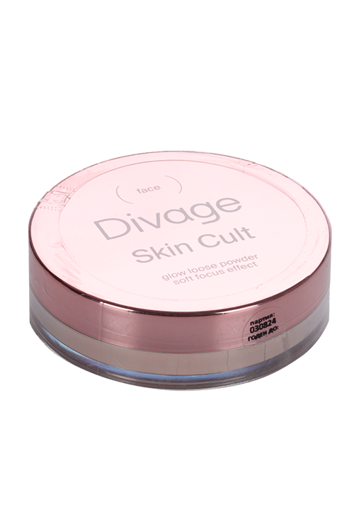 

Пудра Divage Skin Cult Glow Loose рассыпчатая сияющая