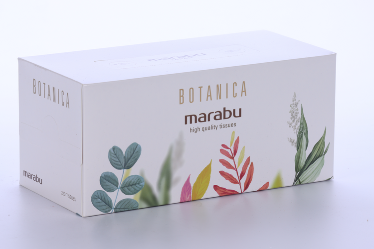 

Салфетки Marabu Botanica бумажные двухслойные 220х190 мм, 220 шт, (FT032)
