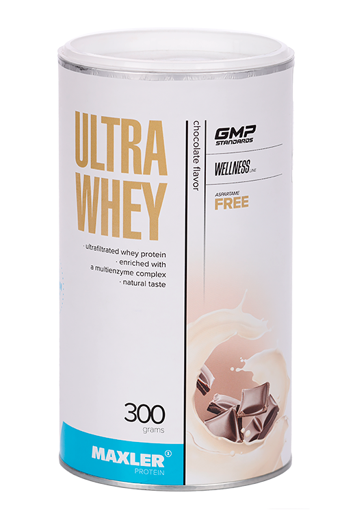 Коктейль MAXLER Ultra Whey Chocolate 300 г 880₽