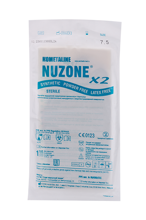 

Перчатки Kometaline Nuzone X2 неопрен р 7.5, пара