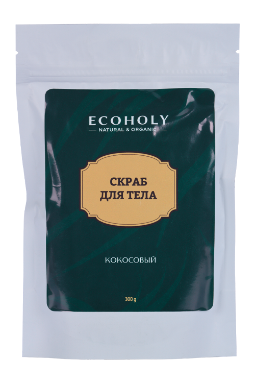 

Скраб ECOHOLY кокосовый д/тела, 300 г