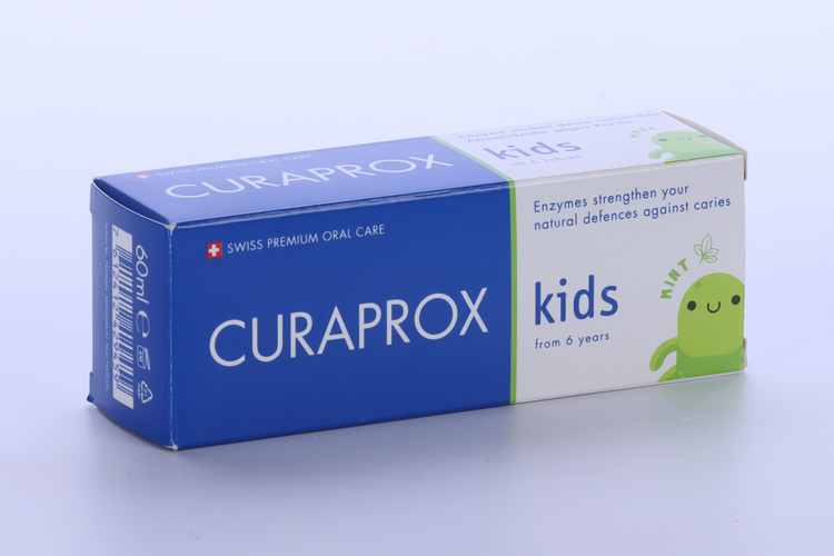 З/паста Curaprox Kids 1450 с фтором со вкусом мяты (с 6 лет), 60 мл