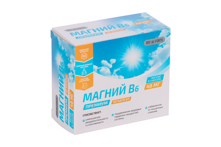 

Магний В6 Премиум Биофорте, 50 шт, капсулы