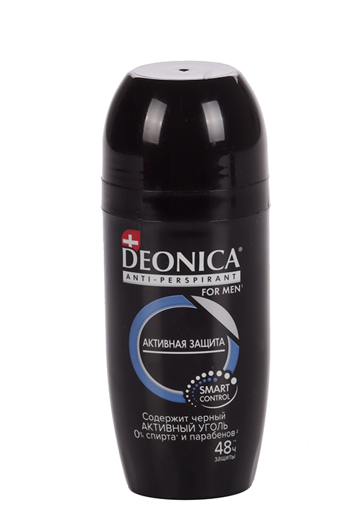 Антиперспирант Deonica for men Активная защита, 50 мл, ролик