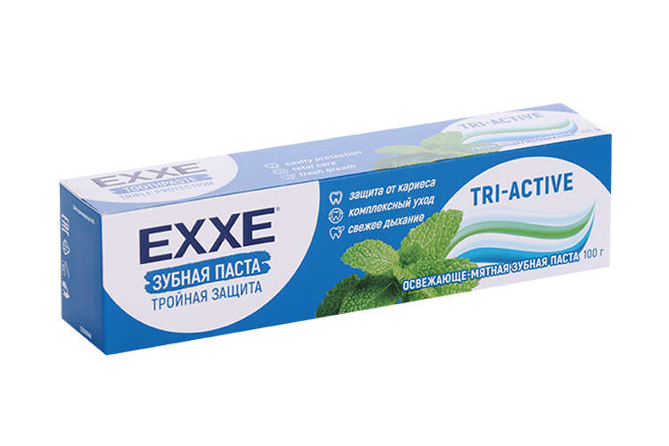 З/паста Exxe Тройная защита tri-active, 100 г