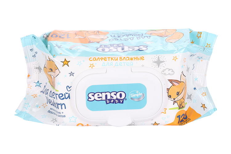

Салфетки Senso Baby Simple влажные, 120 шт