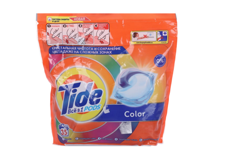

Капсулы д/стирки Tide Color 22,8 г, 35 шт