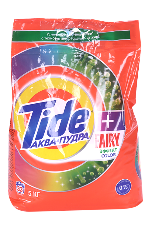 

Порошок стиральный Tide Color Аквапудра Fairy Effect автомат 5 кг