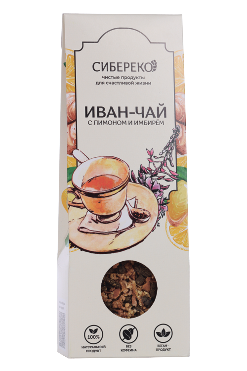 

Иван-чай Сибереко согревающий с лимоном и имбирём, 50 г