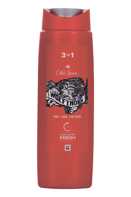 Гель д/душа+шампунь OLD SPICE 3 в 1 wolfthorn, 250 мл