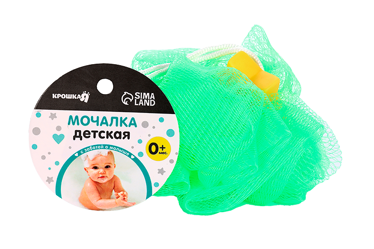

Игрушка-мочалка д/купания Крошка Я детская Звезда