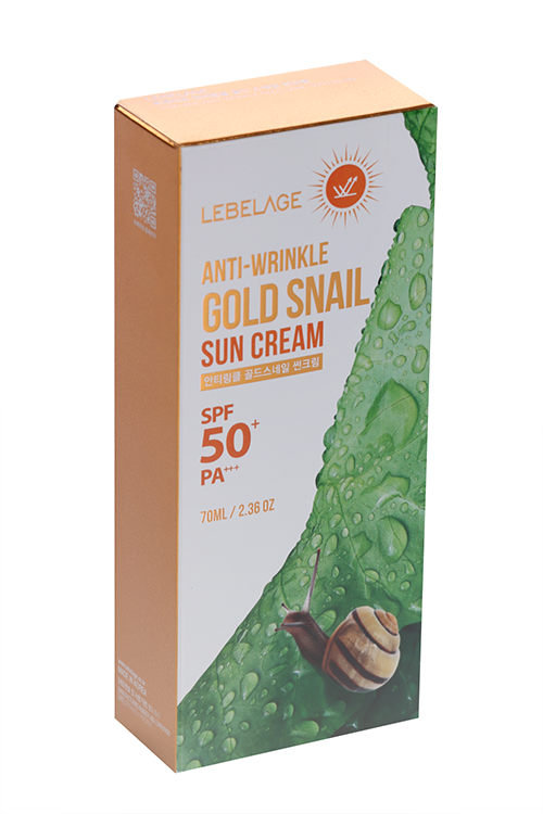 

Крем Lebelage Anti-Wrinkle Gold Sun Cream SPF 50+ PA+++ солнцезащит д/лица, 70 мл