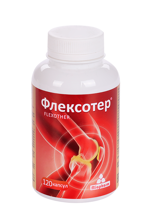 

Флексотер, 900 мг, 120 шт, капсулы