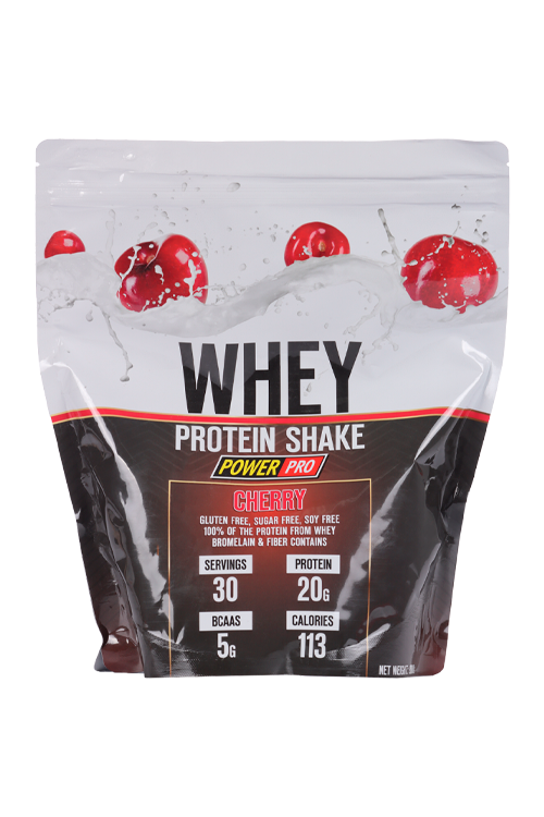 

Протеин Power Pro Whey Shake сывороточный с вишней, 900 г